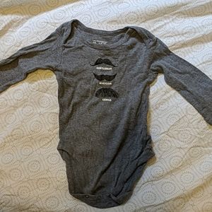 💖5 for $20💖 moustache diaper shirt